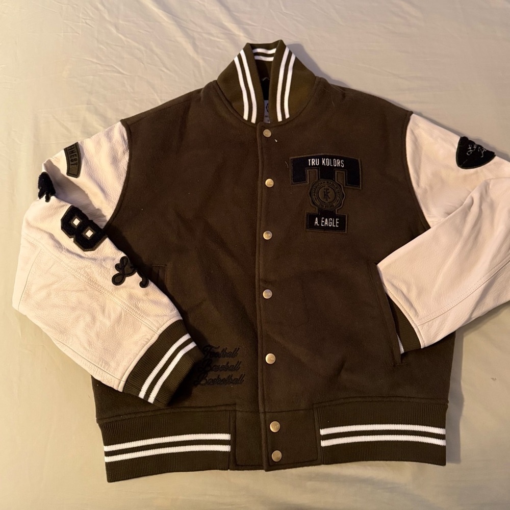 Men’s AE x Tru Kolors Varsity Jacket